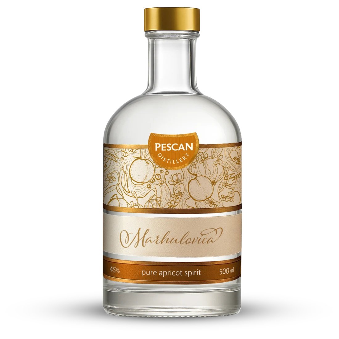 Fľaša Marhuľovice 0,5 l