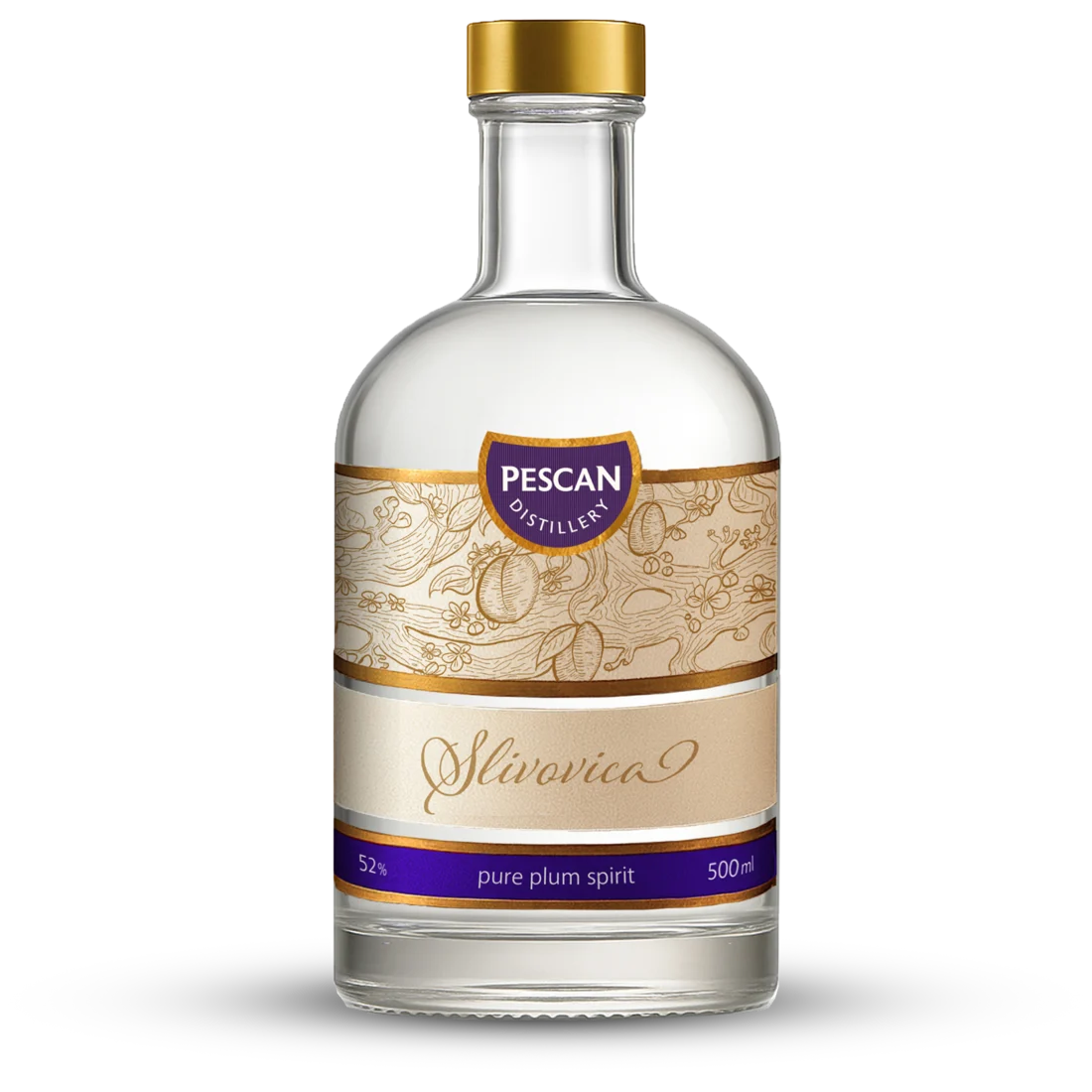 Fľaša Slivovica 0,5 l